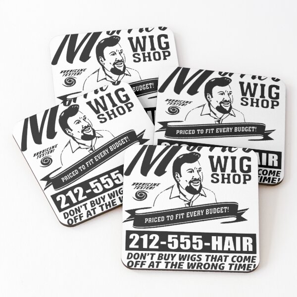 Item preview,  Morries Wig Shop Wigs Commercial Goodfellas Billy Batts Joe Pesci Tommy Devito The Godfather Chicago Mob Mafia Movie Trilogy Tee Las Vegas designed and sold by CarsonGusi.