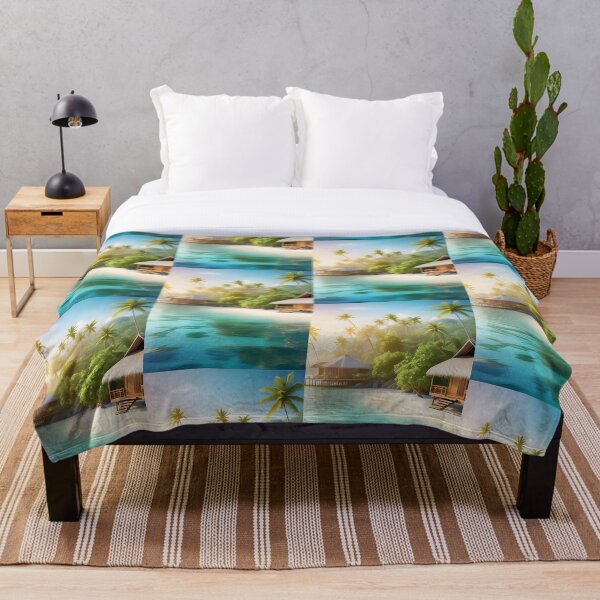 Item preview, Tropical island designed and sold by ShopMaxiDesigns.