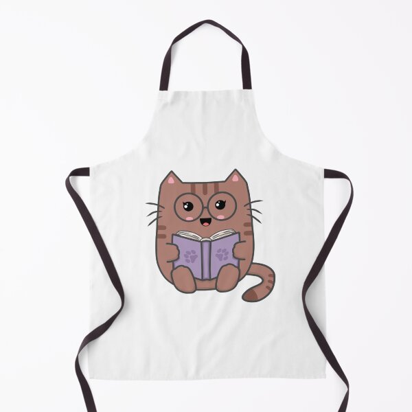 Item preview, Cute Cat Reading a Book designed and sold by Hello-Cuties.