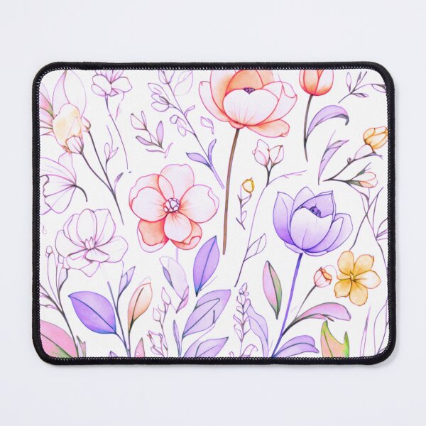 Item preview, Watercolour string flowers designed and sold by Flowersonstuff.