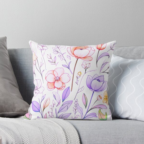 Item preview, Watercolour string flowers designed and sold by Flowersonstuff.