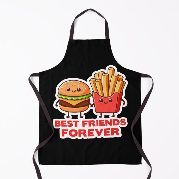 Item preview, Hamburger and French Fries Best Friends Forever designed and sold by plushism.