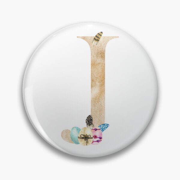 Item preview, Watercolor easter letter J designed and sold by tapilipa.
