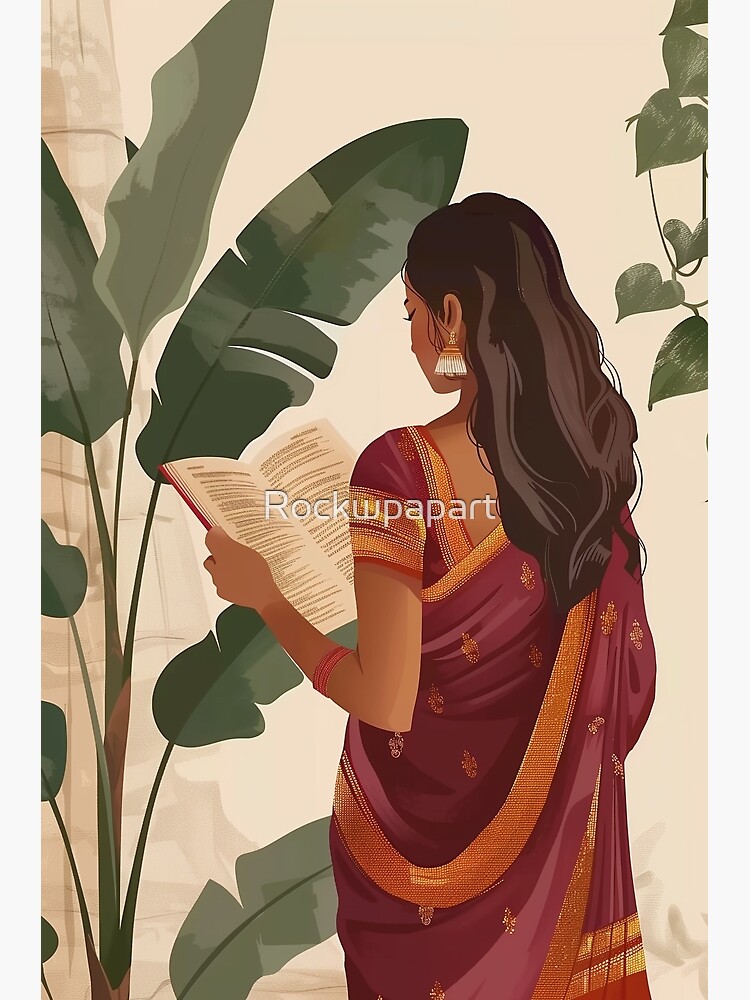 Indian Book Lovers Wall Art for Sale | Redbubble