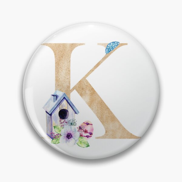 Item preview, Watercolor easter letter K designed and sold by tapilipa.
