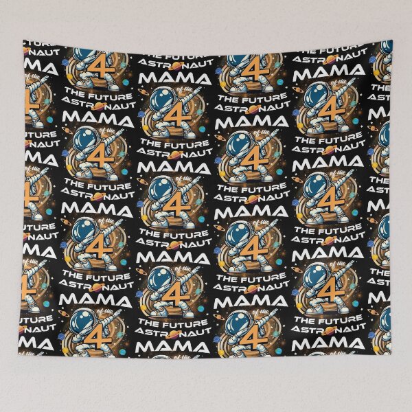 Item preview, Mama Of The Birthday Boy 4 Years Future Astronaut Theme designed and sold by Jungle Hub.