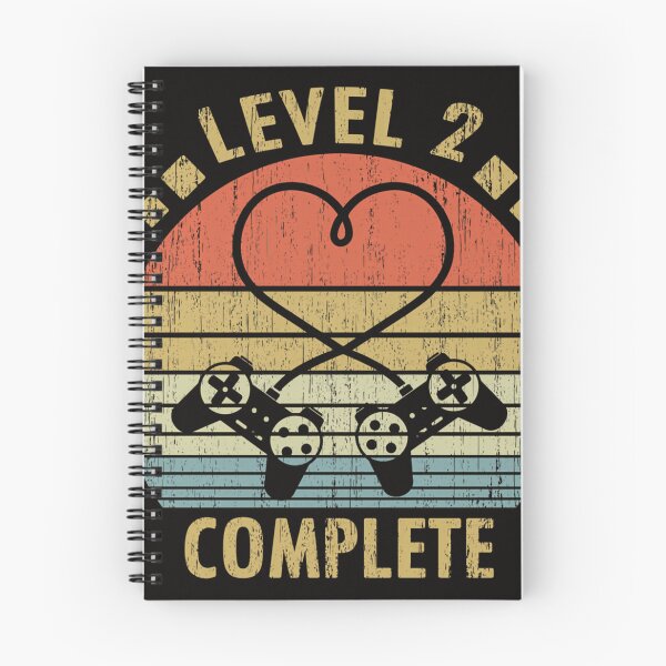 Item preview, Level 2 Complete - 2Nd Wedding Anniversary Gift Video Gamer designed and sold by JULIEBRIEN.