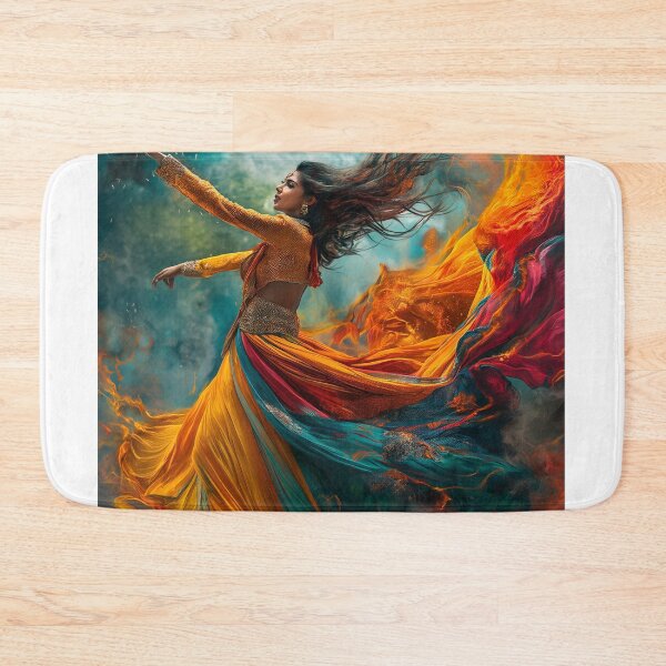 Item preview, Indian woman painting dance  designed and sold by Rockwpapart.