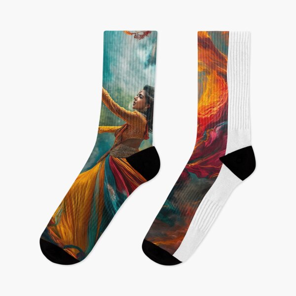 Item preview, Indian woman painting dance  designed and sold by Rockwpapart.