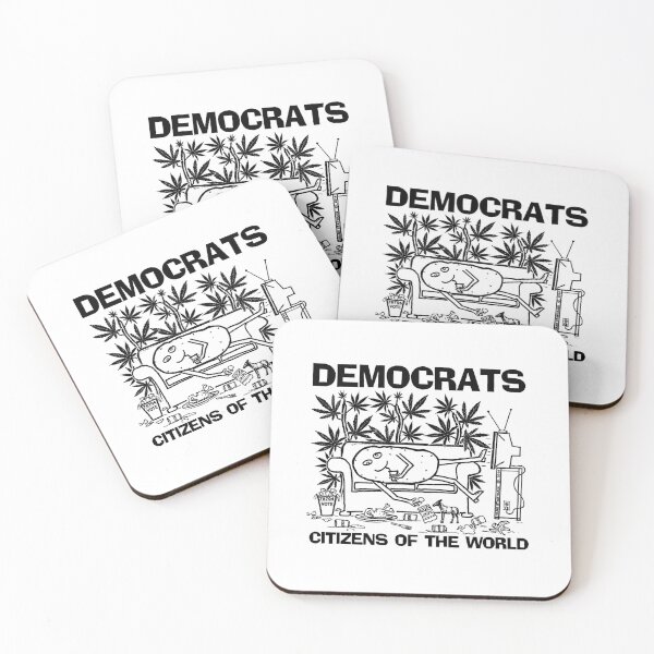 Item preview, DEMOCRATS ~ CITIZENS OF THE WORLD ~ COUCH POTATO ~ (V-4-143) designed and sold by RodeoMalibu.