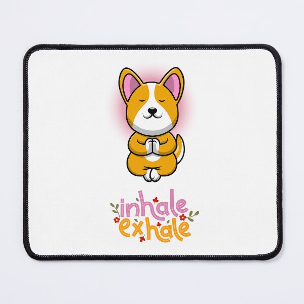 Item preview, Inhale exhale: Cute Dog Yoga Spiritual Design  designed and sold by REALKIRAN.
