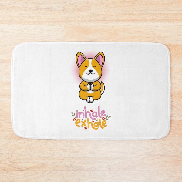 Item preview, Inhale exhale: Cute Dog Yoga Spiritual Design  designed and sold by REALKIRAN.