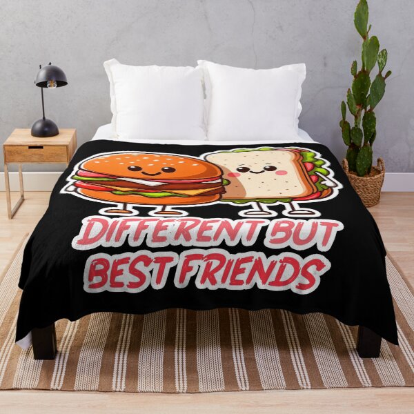 Item preview, Hamburger and Sandwich Different But Best Friends designed and sold by plushism.