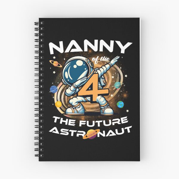 Item preview, Nanny Of The Birthday Boy 4 Years Future Astronaut Theme designed and sold by Jungle Hub.