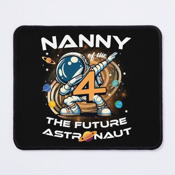 Item preview, Nanny Of The Birthday Boy 4 Years Future Astronaut Theme designed and sold by Jungle Hub.