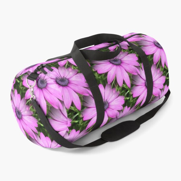 Item preview, Single Pink African Daisy Against Green Foliage Pattern designed and sold by taiche.