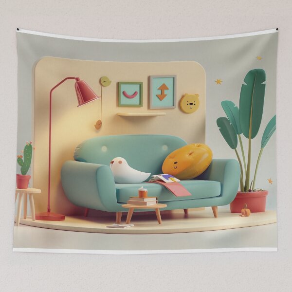 Item preview, home sweet home designed and sold by PricklyPeanut.