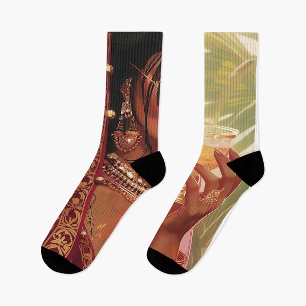 Item preview, Modern Indian Woman Drinking Art designed and sold by Rockwpapart.