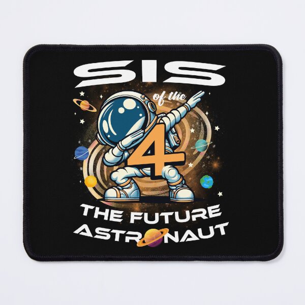 Item preview, Sis Of The Birthday Boy 4 Years Future Astronaut Theme designed and sold by Jungle Hub.