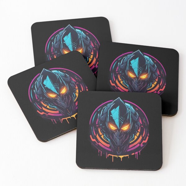Item preview, Cyberpunk Neon Droid, Abstract Design, Digital Art  designed and sold by Burn-Ego.
