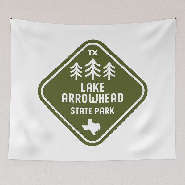 Item preview, Lake Arrowhead State Park Texas Rhombus designed and sold by bivenart.