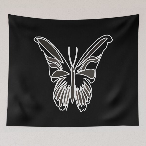 Item preview, Black and White Luna Moth Butterfly  designed and sold by Nisha Prabhu.