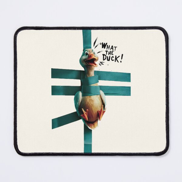 Item preview, "what the duck", FUNNY  illustration, photo, painting, cinematic, poster designed and sold by AdesignTEE.