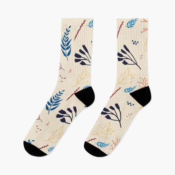 Item preview, Silhouettes of leaves and branches on ivory designed and sold by by Mònica Roca.