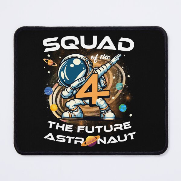 Item preview, Squad Of The Birthday Boy 4 Years Future Astronaut Theme designed and sold by Jungle Hub.