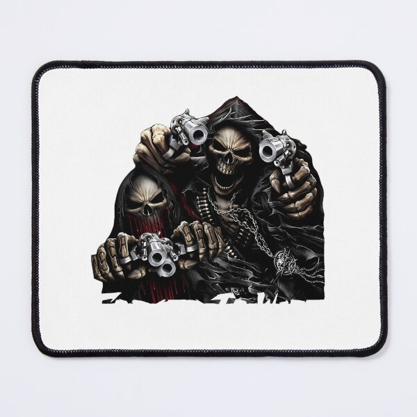 Item preview, Born To Shit Forced To Wipe 2 Funny Skull Badass Skeleton With Guns Meme designed and sold by ChyKarolina.