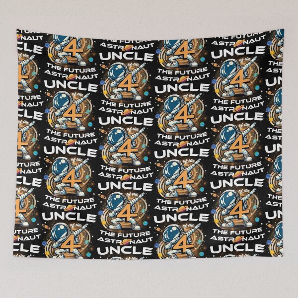 Item preview, Uncle Of The Birthday Boy 4 Years Future Astronaut Theme designed and sold by Jungle Hub.