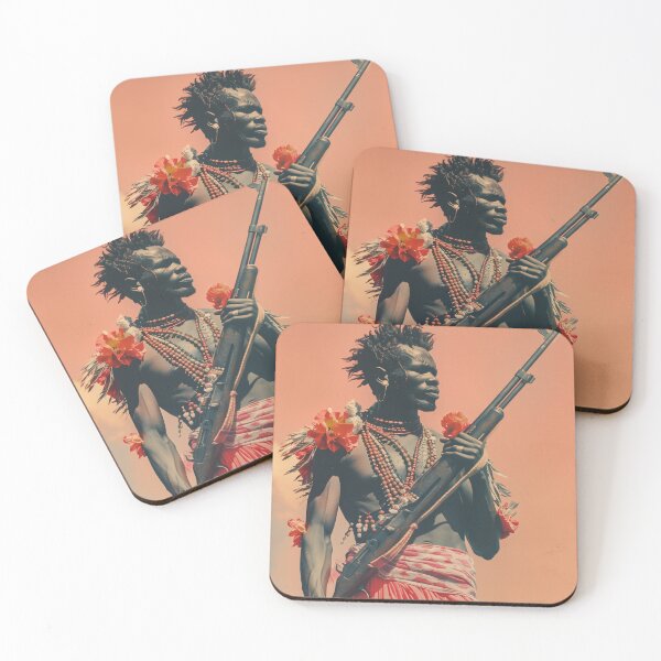 Item preview, african man with gun  designed and sold by Rockwpapart.