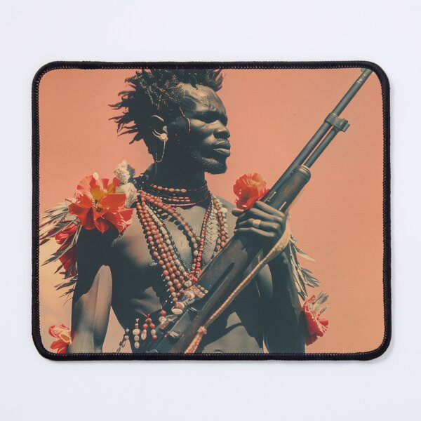 Item preview, african man with gun designed and sold by Rockwpapart.