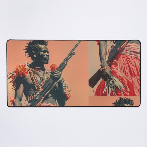 Item preview, african man with gun designed and sold by Rockwpapart.