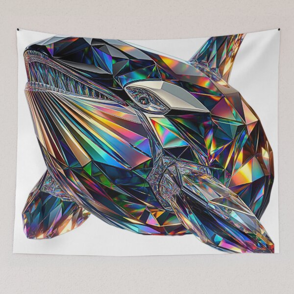 Artikelvorschau, Prismatic Leap: Der Kristalldelfin entworfen und verkauft von mahajone.