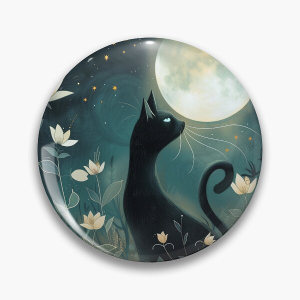 Item preview, Moonlit Cat designed and sold by MNSY.