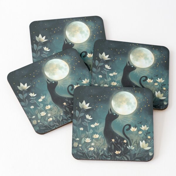 Item preview, Moonlit Cat designed and sold by MNSY.