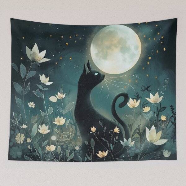 Item preview, Moonlit Cat designed and sold by MNSY.