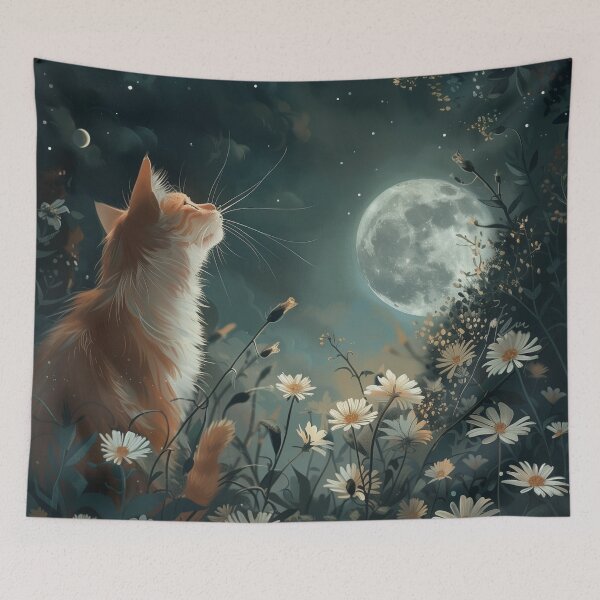 Item preview, Whispering Cat Night designed and sold by MNSY.