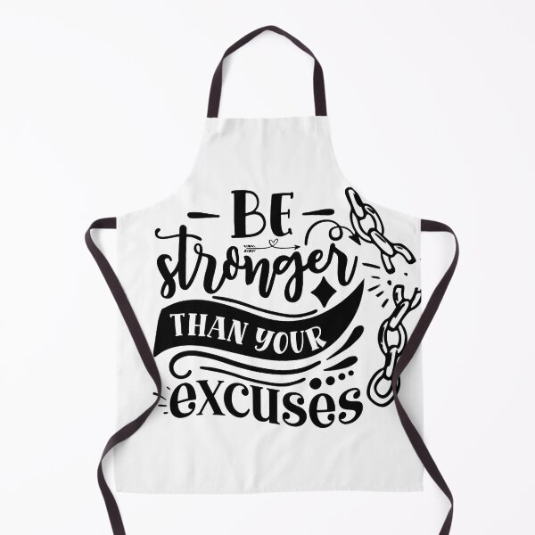 Item preview, Be Stronger than your Excuses Motivational quote designed and sold by Trendz by Ami.