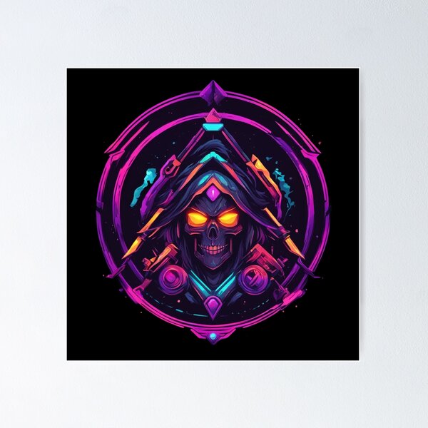 Item preview, Cyberpunk Neon Goth, Abstract Design, Digital Art  designed and sold by Burn-Ego.