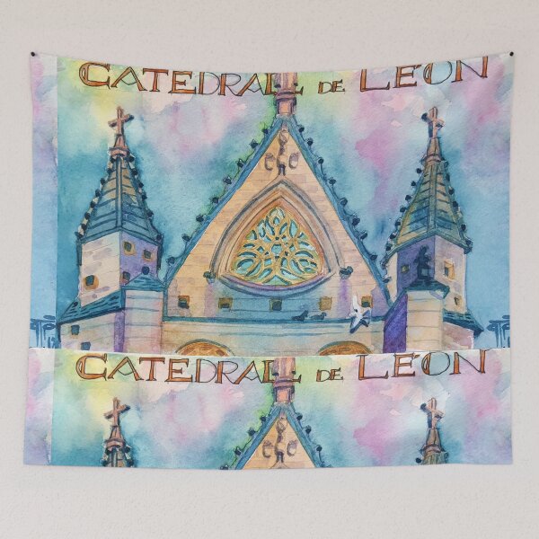 Item preview, Léon Cathedral. Spain. designed and sold by Tereza Pilar  Art.