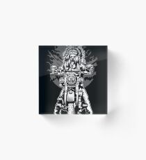 Indian-Chief-Motorcycle Acrylic Block