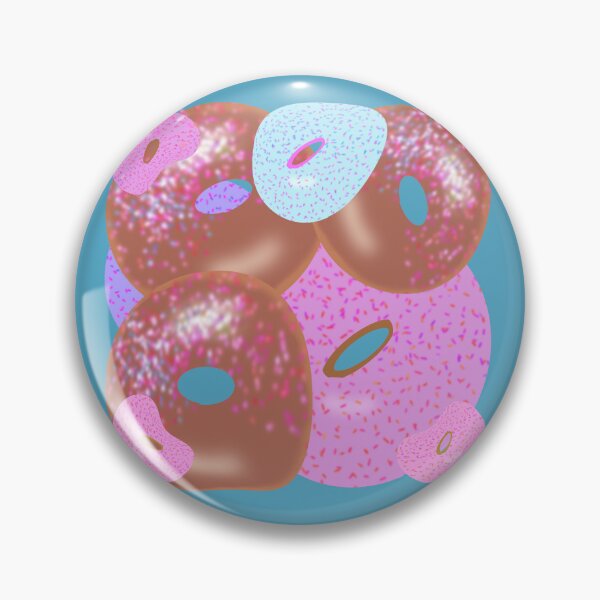 Item preview, Colorful Donughts - Hand-Drawn designed and sold by Victoria Rose.