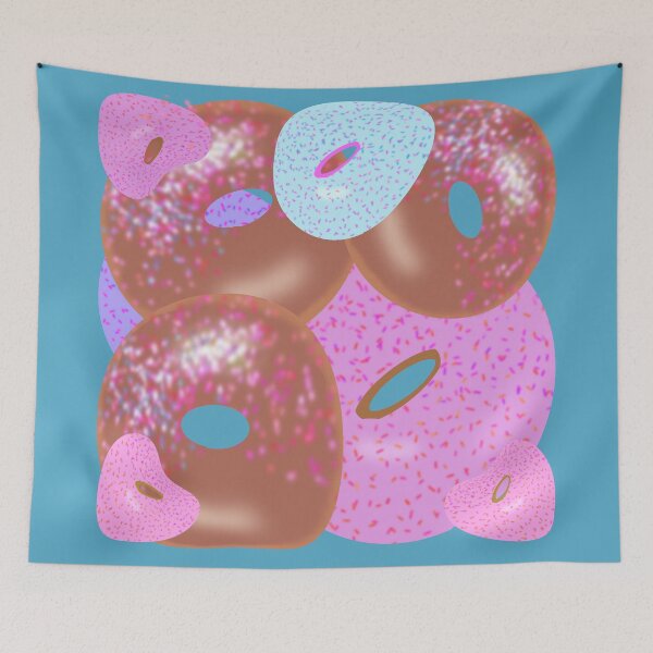 Item preview, Colorful Donughts - Hand-Drawn designed and sold by Victoria Rose.