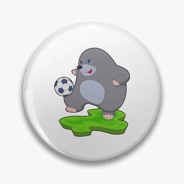 Artikelvorschau, Maulwurf Fußballspieler Fußball Sport entworfen und verkauft von Snabdesign84.