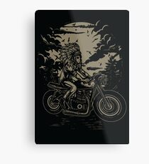Indian-Chief-Motorcycle-2 Metal Print