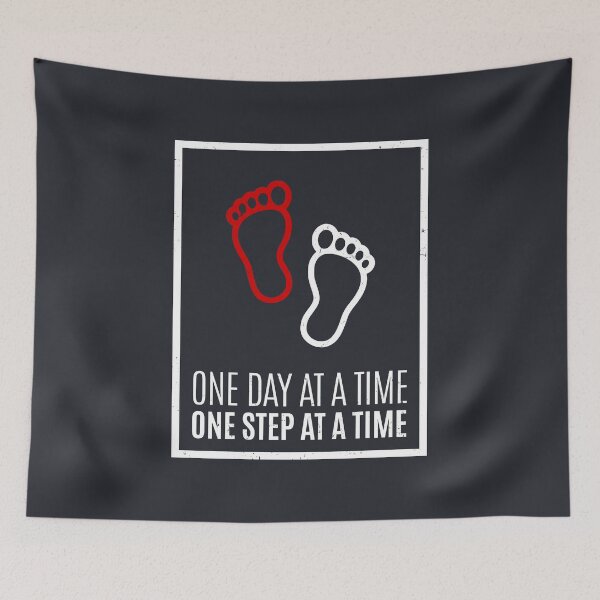 Item preview, One Day At A Time One Step At A Time designed and sold by Alfredus.