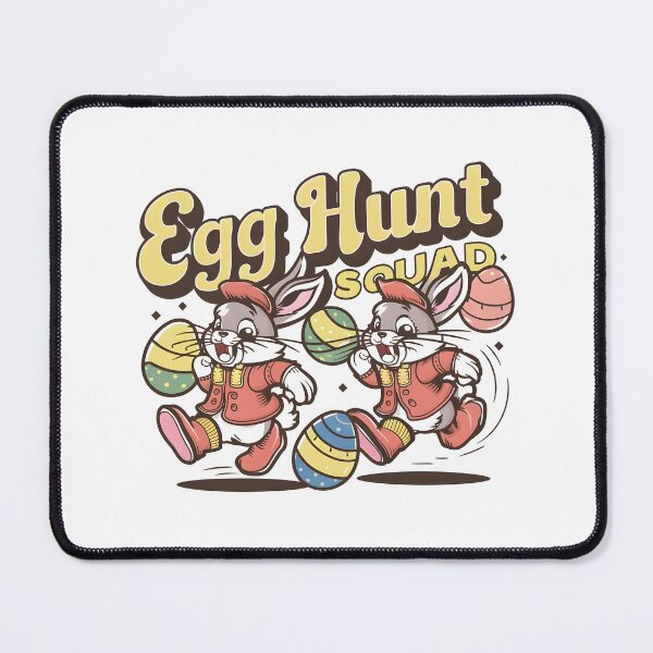 Item preview, Egg Hunt Squad | Rabbits carrying Eggs while Running designed and sold by StarArtsStudio.