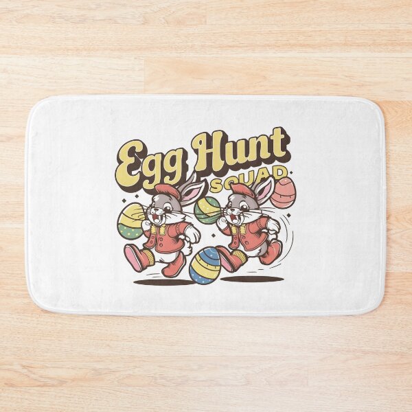 Item preview, Egg Hunt Squad | Rabbits carrying Eggs while Running designed and sold by StarArtsStudio.